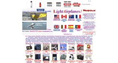 Desktop Screenshot of lightairplanes1.com